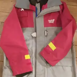 complete sailing equipment, overalls and jacket, brand mobydick, size L.